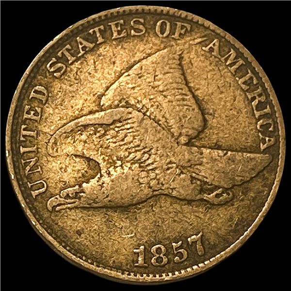 1857 Flying Eagle Cent LIGHTLY CIRCULATED