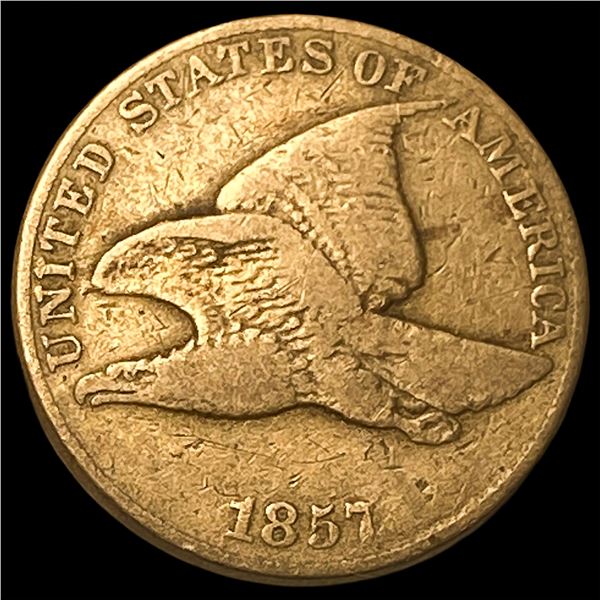 1857 Flying Eagle Cent LIGHTLY CIRCULATED