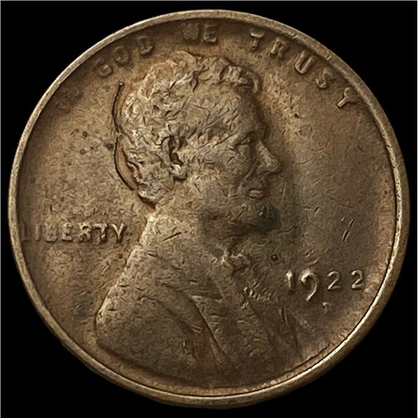 1922 No D Lincoln Wheat Cent NEARLY UNCIRCULATED