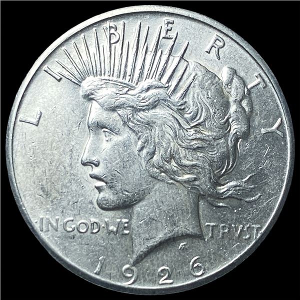 1926-S Peace Silver Dollar CHOICE AU