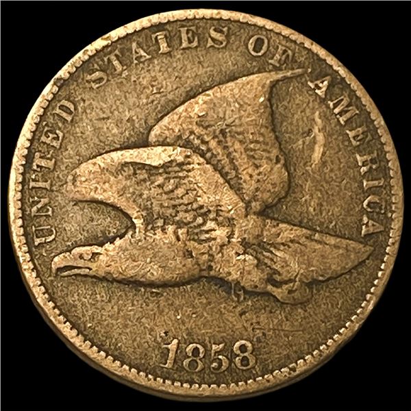 1858 Flying Eagle Cent LIGHTLY CIRCULATED