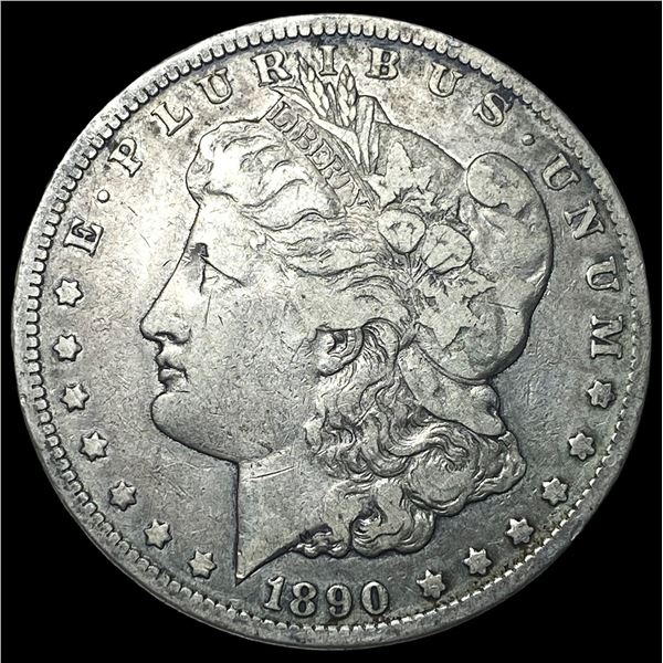 1890-CC Silver Morgan Dollar NEARLY UNCIRCULATED