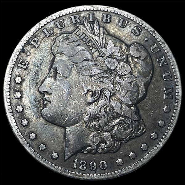1890-CC Silver Morgan Dollar NEARLY UNCIRCULATED