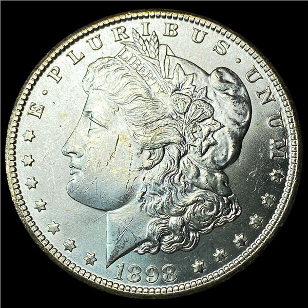 1898-O Silver Morgan Dollar GEM BU