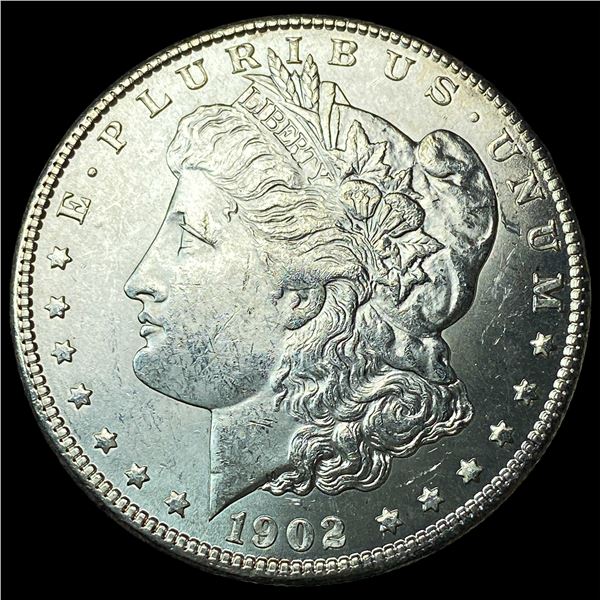 1902-O Silver Morgan Dollar GEM BU