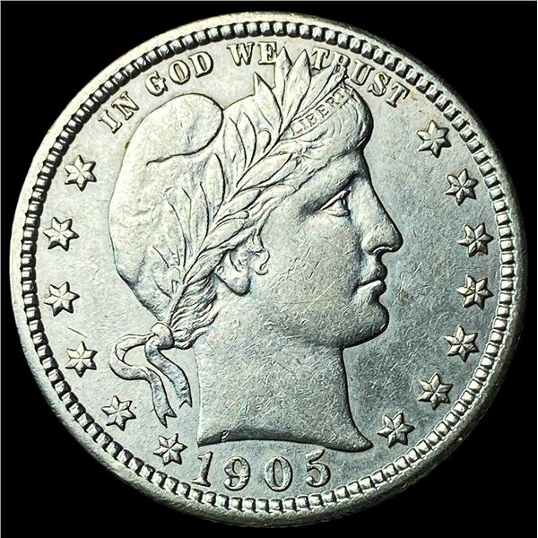 1905 Barber Silver Quarter UNCIRCULATED