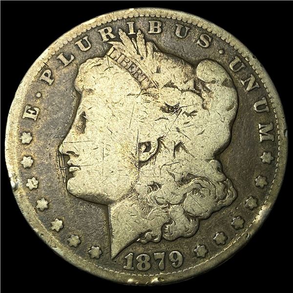 1879-CC Silver Morgan Dollar ABOUT UNCIRCULATED