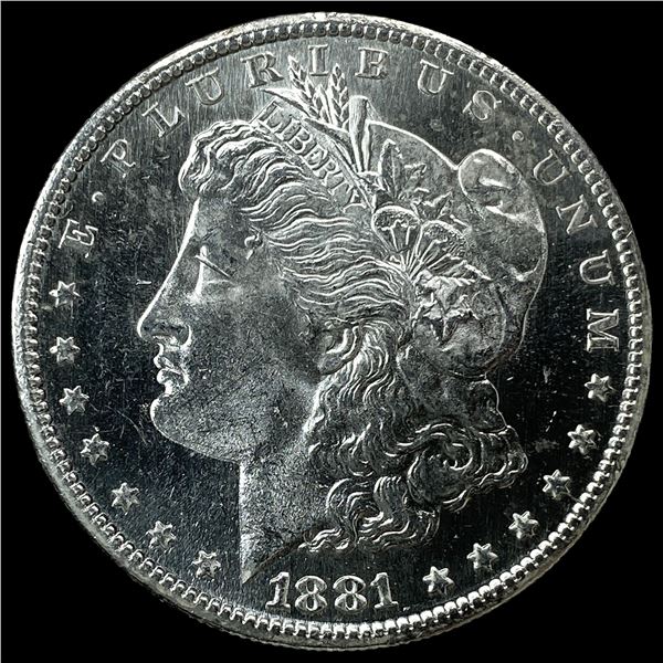 1881-S Morgan Silver Dollar GEM BU