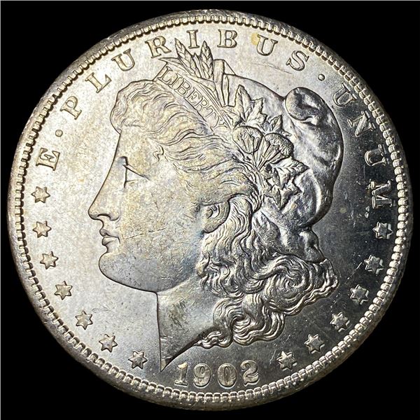 1902-O Silver Morgan Dollar GEM BU