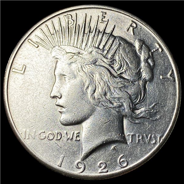 1926-S Silver Peace Dollar CHOICE AU