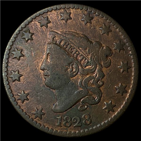 1828 Coronet Head Large Cent LIGHTLY  CIRCULATED