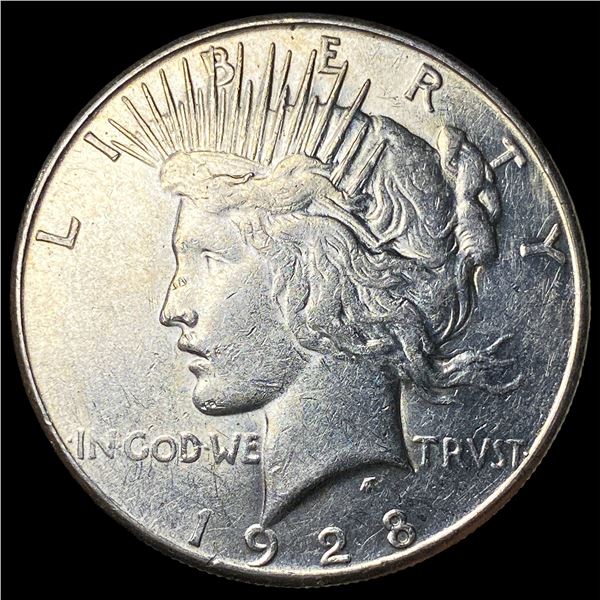 1928-S Silver Peace Dollar CLOSELY  UNCIRCULATED