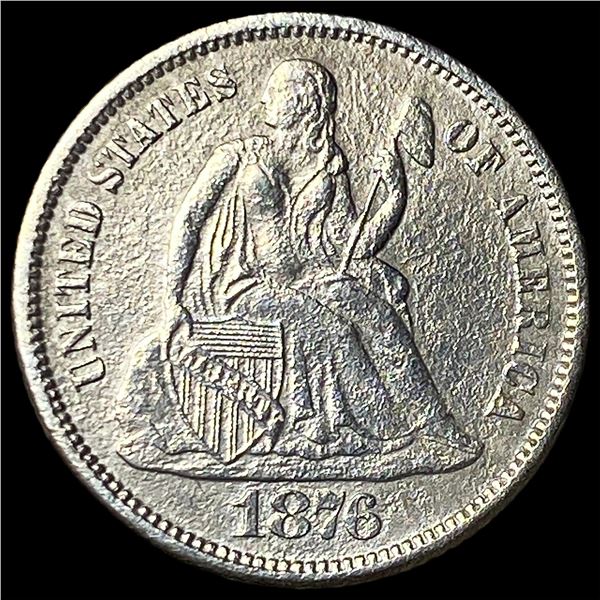1876-S Silver Seated Liberty Dime HIGH GRADE