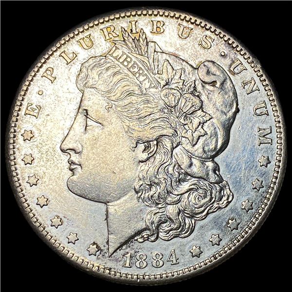 1884-S Silver Morgan Dollar CHOICE AU