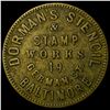 Image 2 : 1875 Dorman's Stencil Baltimore Token CLOSELY UNCIRCULATED