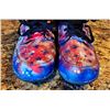 Image 4 : MY CAUSE MY CLEATS CUSTOM CAMP FREEDOM CLEATS WORN BY JETS GUARD JOE TIPPMANN