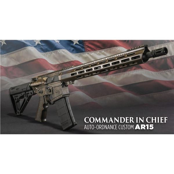 TRUMP COMMANDER-IN-CHIEF AUTO ORDNANCE CUSTOM AR-15