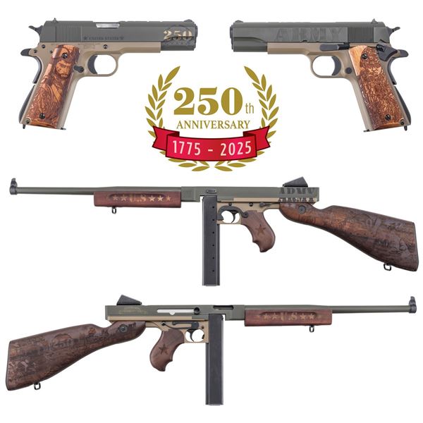 THE ULTIMATE TOMMY GUN AND 1911 AUTO ORDNANCE COMBINATION- ARMY 250TH