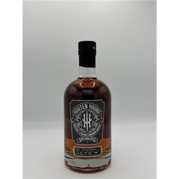 HOOTEN YOUNG CAMP FREEDOM BARREL SPECIAL EDITION BOTTLED IN BOND BOURBON- BOTTLE #1