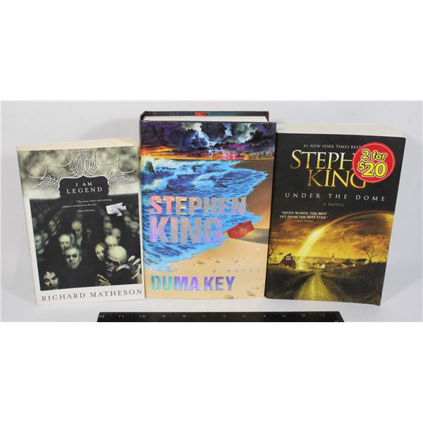TWO STEPHEN KING BOOKS SOLD WITH I AM LEGEND