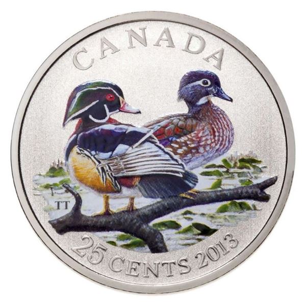 2013 CANADA 25-CENT DUCKS OF CANADA