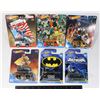 Image 1 : LOT OF SIX HOT WHEELS DC COMIC DIECAST CARS