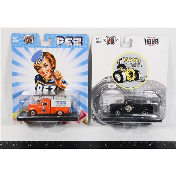 LOT OF TWO M2 DIECAST TRUCKS