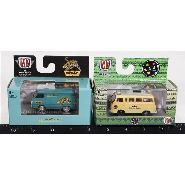 LOT OF TWO M2 DIECAST VANS
