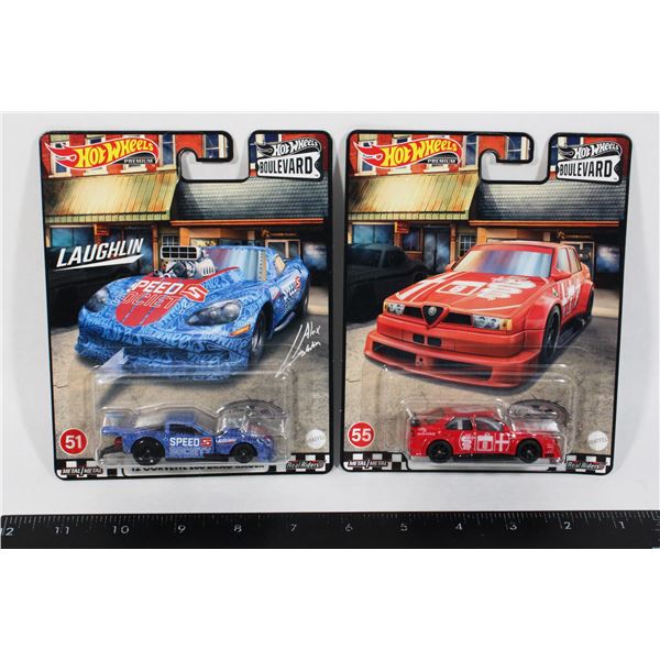 HOT WHEELS PREMIUM CORVETT/ALPHA ROMEO DIE CAST