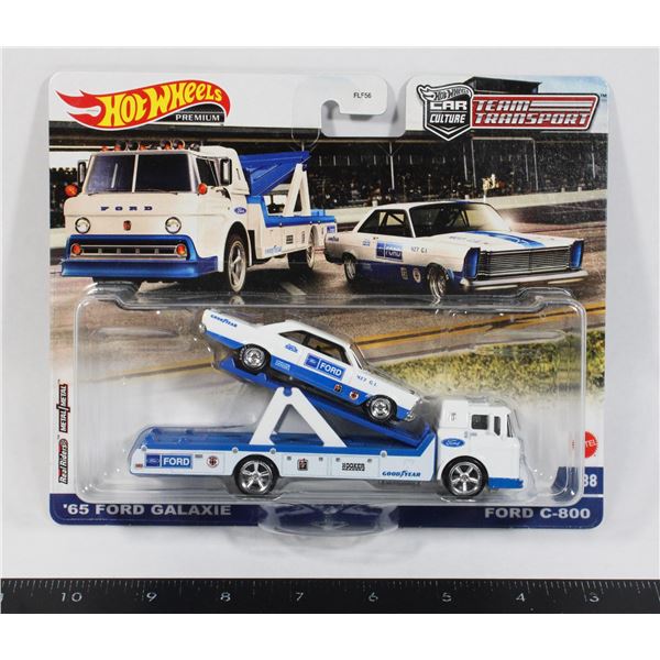 HOT WHEELS PREMIUM DIECAST FORD TRANSPORT TRUCK