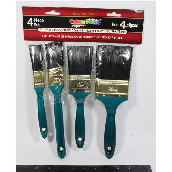 NEW 4PCS COLORPLACE OIL PAINT BRUSHES