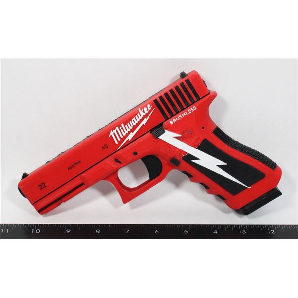 MILWAUKEE FUEL TOY GUN PROP