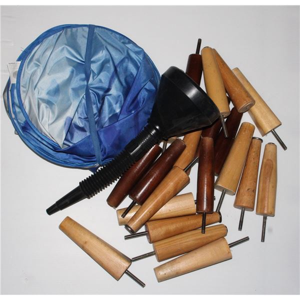 MISC ITEMS - FUNNEL, VEHICLE WINDOW COVERS