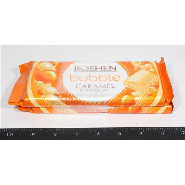 PAIR OF ROSHEN BUBBLE CARAMEL CHOCOLATES (2 X 80G)