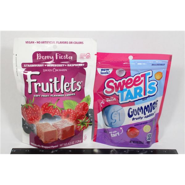 FRUITLETS SOFT GUMMY CANDY / SWEET TARTS GUMMIES