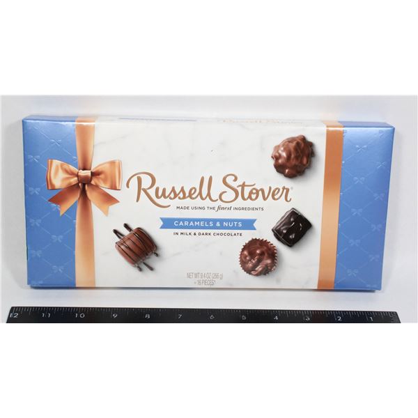 RUSSEL STOVER CARAMELS & NUTS 16PCS (266G)