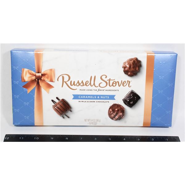 RUSSEL STOVER CARAMELS & NUTS 16PCS (266G)