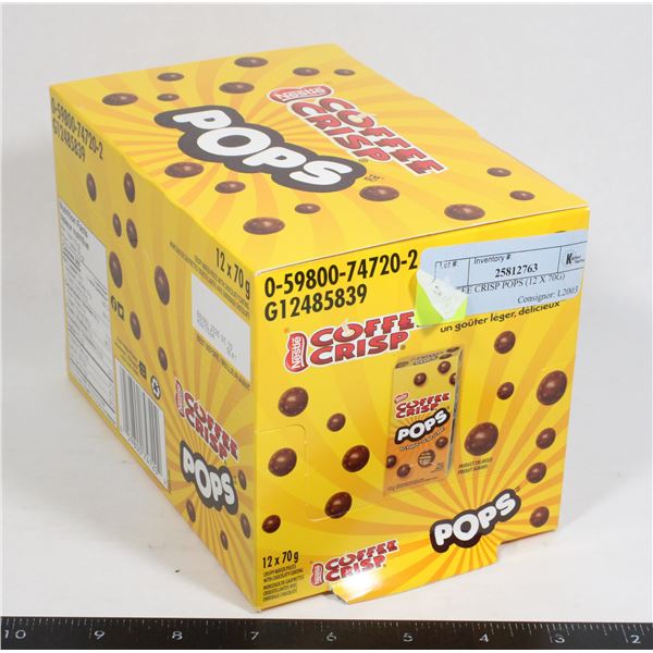COFFEE CRISP POPS (12 X 70G)