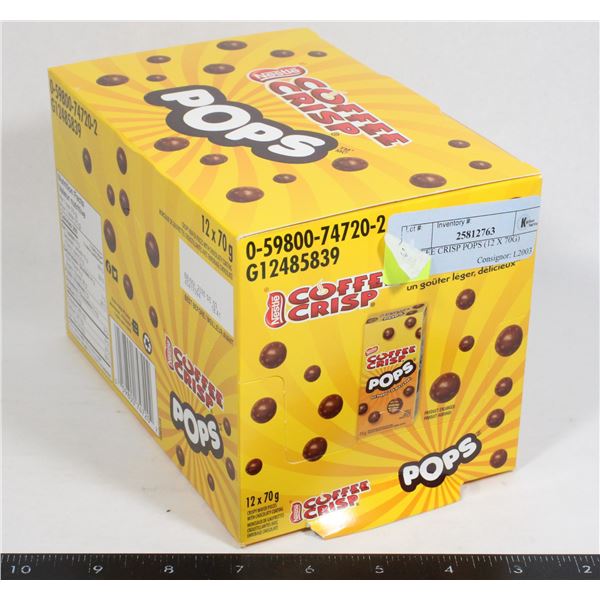 COFFEE CRISP POPS (12 X 70G)