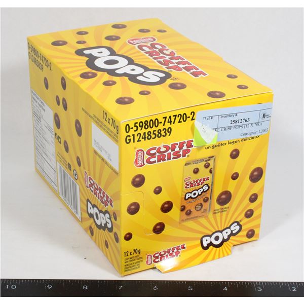 COFFEE CRISP POPS (12 X 70G)