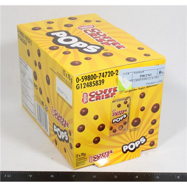 COFFEE CRISP POPS (12 X 70G)