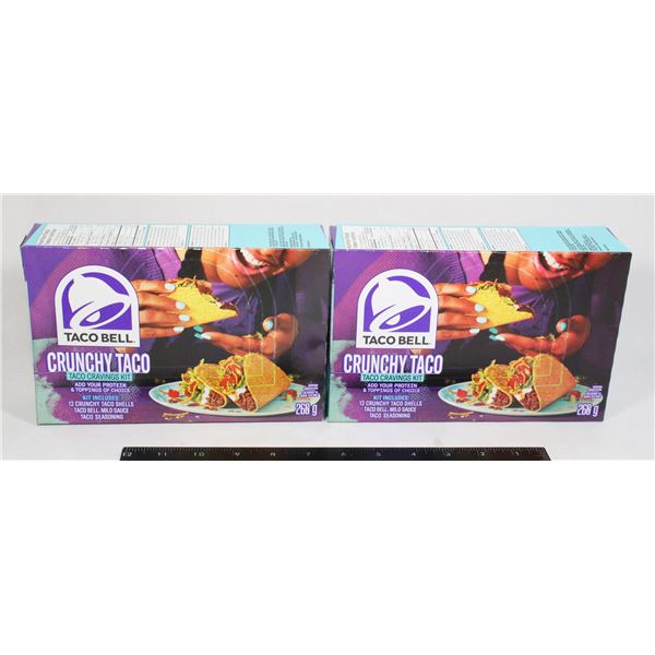 TACO BELL CRUNCHY TACO CRAVINGS KITS (2 X 260G)