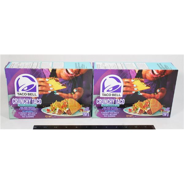 TACO BELL CRUNCHY TACO CRAVINGS KITS (2 X 260G)