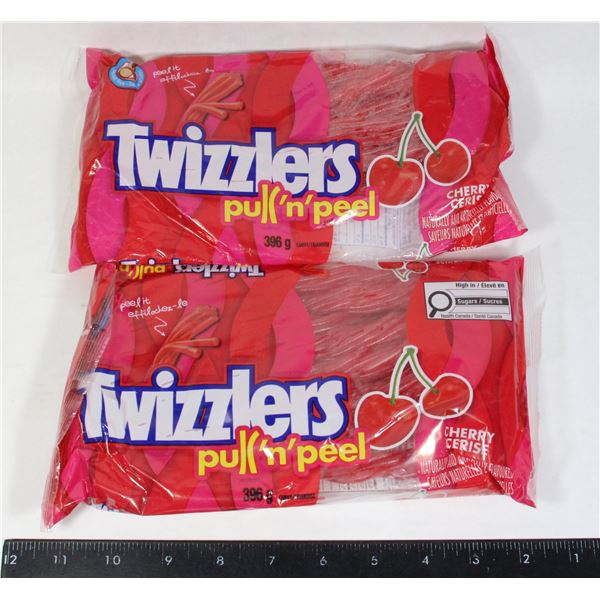 TWIZZLERS PULL 'N' PEEL (2 X 396G)