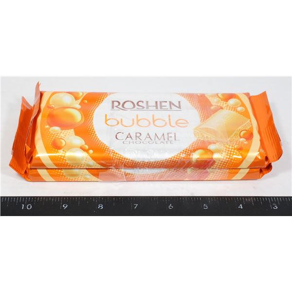 PAIR OF ROSHEN BUBBLE CARAMEL CHOCOLATE (2 X 80G)