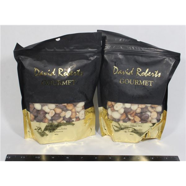 DAVID ROBERTS GOURMET PEANUT GALORE MIX (2 X 350G)