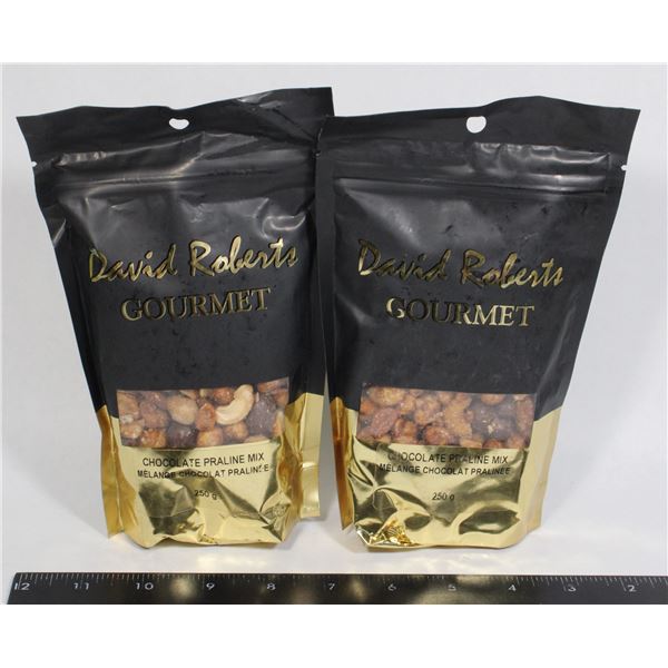 DAVID ROBINS CHOCOLATE PRALINE MIX (2 X 250G)