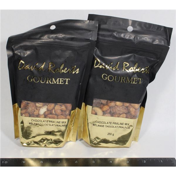 DAVID ROBINS CHOCOLATE PRALINE MIX (2 X 250G)