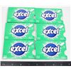 Image 1 : LOT OF 6 EXCEL SPEARMINT GUM