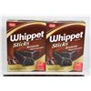Image 1 : PAIR OF WHIPPET STICKS BROWNIE (2 X 250G)